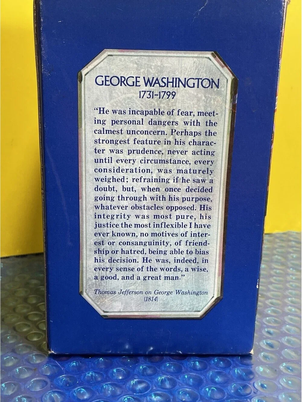 Vintage Avon President George Washington Gold Wild Country After Shave NEW NOS